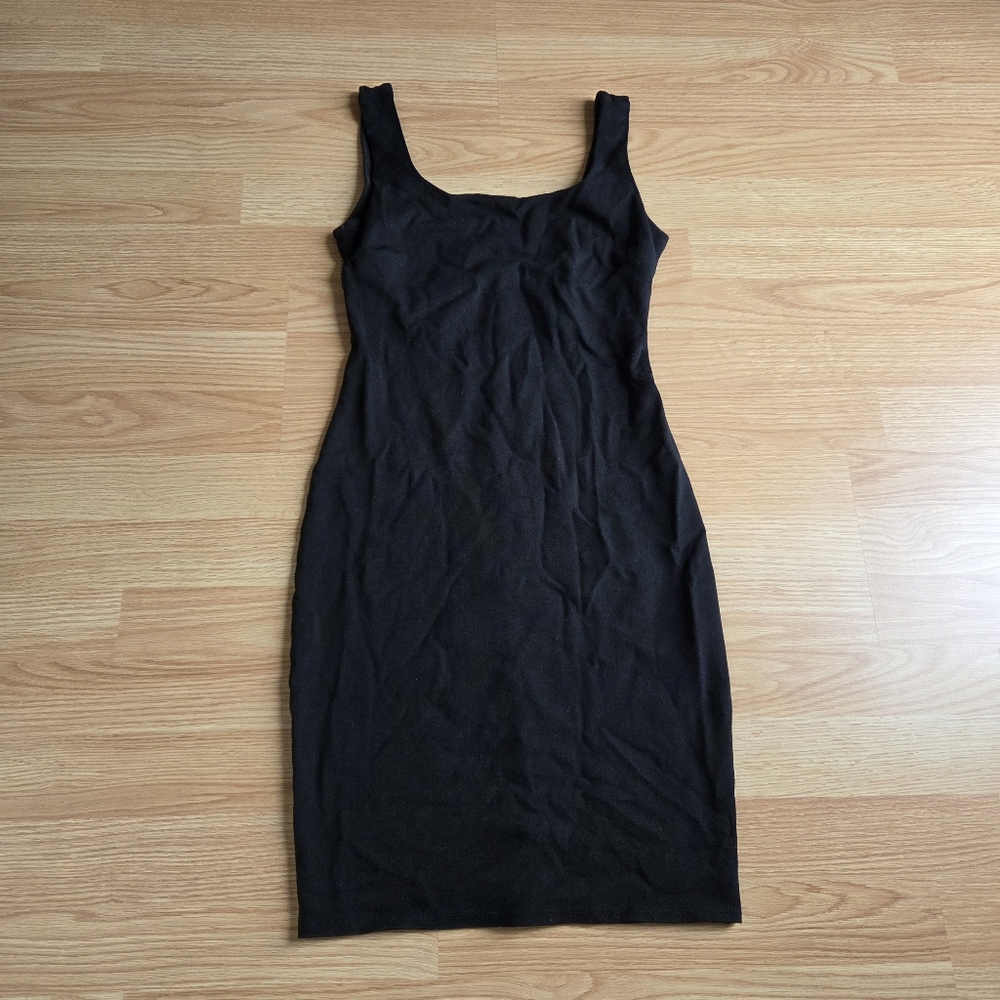 SHINESTAR Black Sleeveless Dress